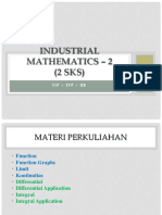 Industrial Mathematics - 2 (2 SKS) : Tip - FTP - Ub