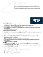 Excitation Phenomena in Transformers Excitation Phenomena With Out Hysteresis