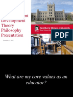 Student Development Theory Philosophy Presentation