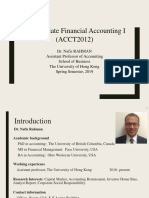 Intermediate Financial Accounting I (ACCT2012)