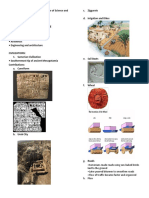 Historical Antecedents in The Course of Science and Technology - Outlined