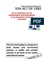 Education Act of 1982