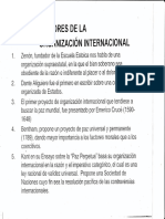 Precursores de La Organizacion Internacional PDF