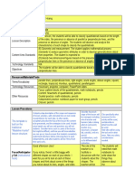 Name of Teacher Candidate Lesson Overview: Classifying Quadrilaterals