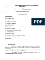 Initiation A La Comprehension Des Contrats de Partenariat Public