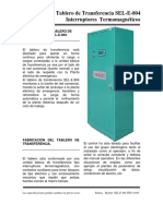 B Tablero SEL E 804 ITM A PDF