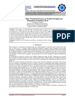 Effect of Various Heat Treatment Process On Tensile Strength and Elongation of Stainless Steel