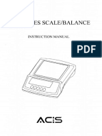 Ad Series Scaleibalance: Instruction Manual