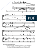 One Bread, One Body: For S.A.T.B. Voices With Keyboard or Handbell (3-5 Octaves) Accompaniment