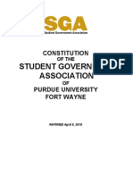 Sga Constitution