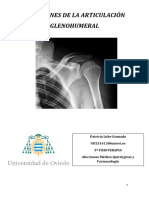 Luxaciones de La Articulación Glenohumeral