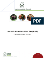 FSC Pol 20 005 v2 7 en Aaf Policy