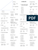 Factorización II