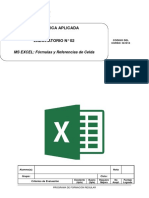 Lab02 - Fórmulas y Referencia de Celda