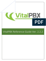 Vitalpbx Reference Guide Ver. 2.2.2