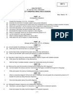 Object Oriented Analysis and Design GRAND TEST SET1 