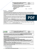 Instrumentación Didáctica para La Formación y Desarrollo de Competencias TESSFP