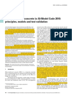 Fiber Reinforced Conrete in Fib Model Code 2010