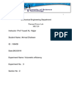 Mechanical Engineering Department Thermal Power Lab ME 529 Instructor: Prof Yousef AL-Najjar