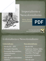 Imperialismo e Neocolonialismo - Slides