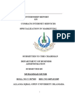 Comsats Internet Services by Muhammad Munir