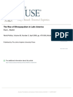 The Rise of Ethnopopulism in Latin America: Raúl L. Madrid