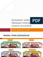 Pengaruh Warna Dinding Terhadap Intensitas Cahaya Di Kantor