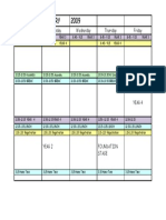 Library Timetable