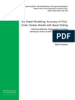 Ice Sheet Modeling: Accuracy of First-Order Stokes Model With Basal Sliding