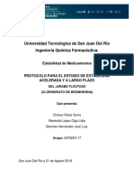 Protocolo para El Estudio de Estabilidad Acelerada y A Largo Plazo