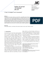 Free In-Plane Vibration of Curved Beam Structures: A Tutorial and The State of The Art