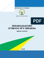 Indangagaciro Z Umuco W U Rwand PDF