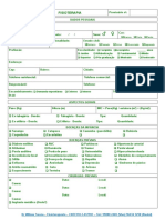 Ficha Anamnese Fisioterapia