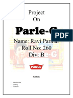 Project On Parle G PDF