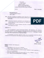 Design Drawings of Gauge Post