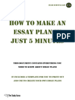 (TSG) Essay Plan Template PDF