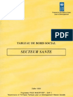 Tableau de Bord Social (TBS) 2002: Secteur Santé