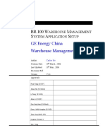 BR100 Warehouse Management System Application Setup V1 6