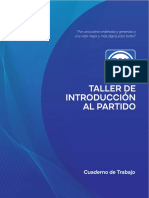 Manual Del Taller de Introducción Al Partido Acción Nacional TIP 2019