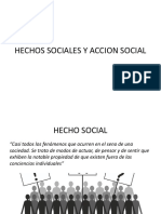 Hechos Sociales y Accion Social