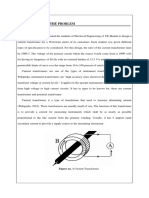 Statement of The Problem: Figure No. 1 Current Transformer