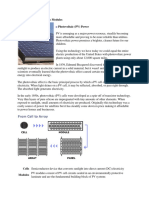 Solar Electric Photovoltaic Modules Photovoltaic (PV) Power