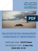 CHANGEMENTclimatiqe Et Biodiversit1e