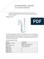 Titulación Potenciometrica Acido Base