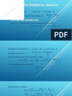 Ecuaciones Diferencial Inexacta