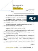 ADE - Matemática - 1 Série Do Ensino Médio