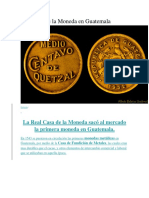 Moneda Guatemala