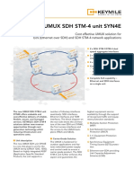 Umux SDH Stm-4 Unit Syn4E: Cost Effective Umux Solution For Eos (Ethernet Over SDH) and SDH Stm-4 Network Applications