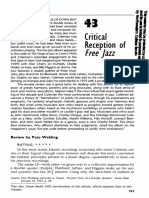 Critical Reception Free Jazz