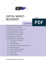 Capital Market - Secondary: Learning Outcomes